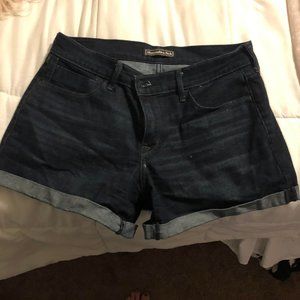 jean shorts, dark wash jean shorts, cute jean